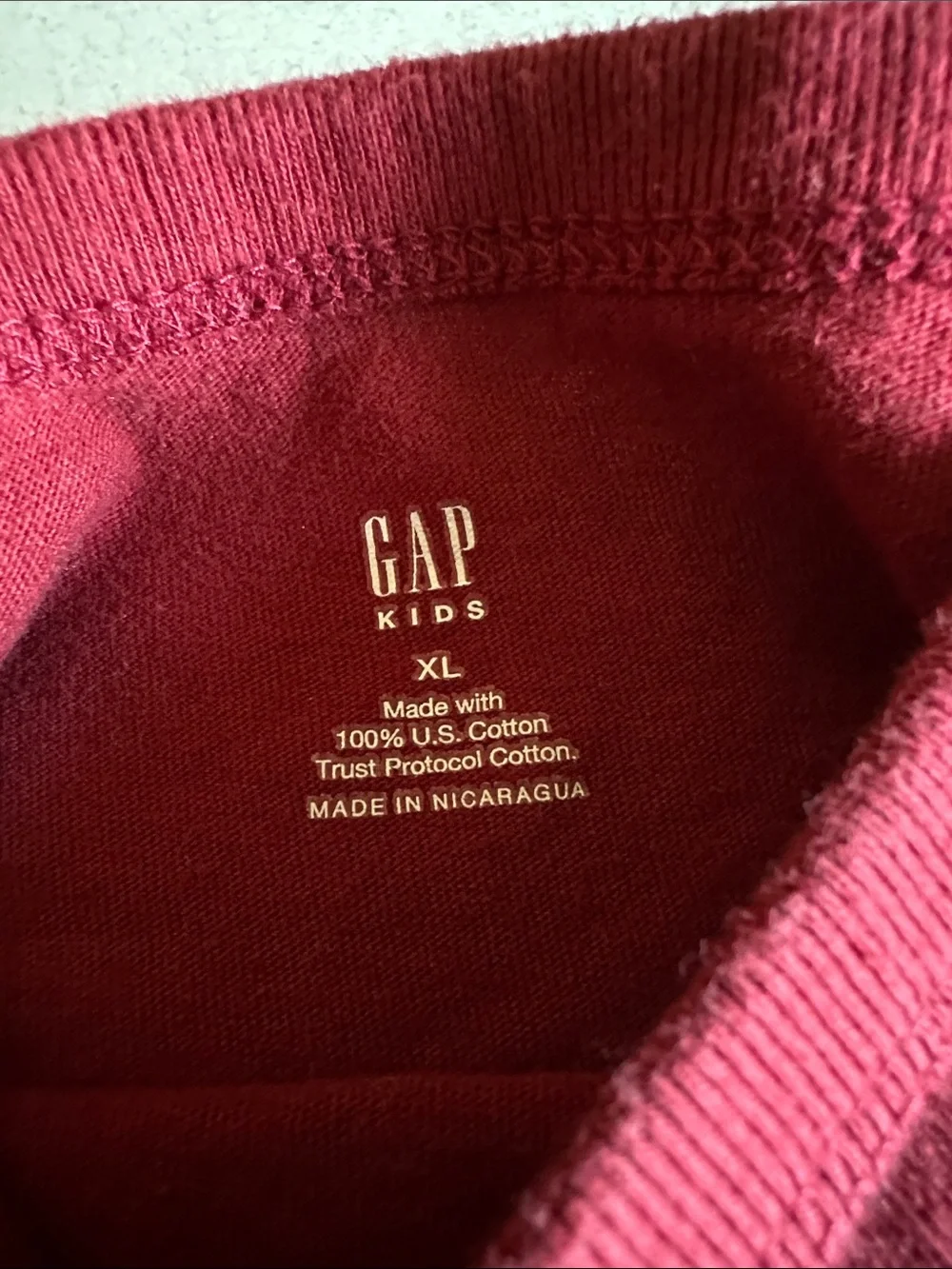 GAP chest across short